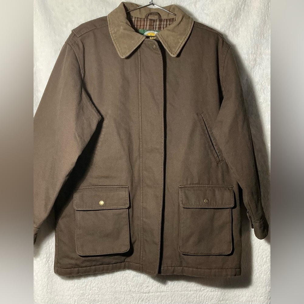Y2K 90,s VINTAGE Cabela's Brown Plaid Women's Jacket - Picture 4 of 9